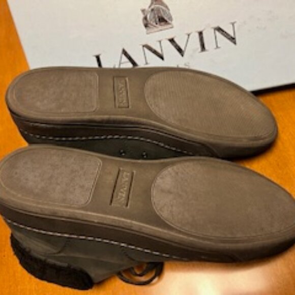 Lanvin Navy Chukka Boots main image 11